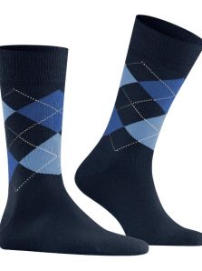 Calcetines de Burlington con rombos que distinguen, elegancia que perdura