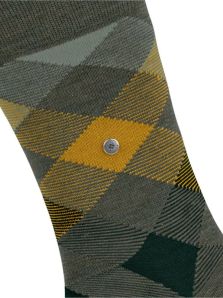 Regalo sofisticado: calcetín Burlington Newcastle azul acero, un clásico para hombre.