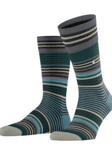 Calcetines Burlington Stripe a rayas en gris
