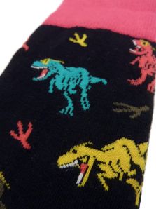 Calcetines molones con dinosaurios T-Rex a todo color