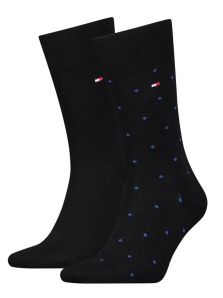 Pack Calcetines Tommy con topitos en negro