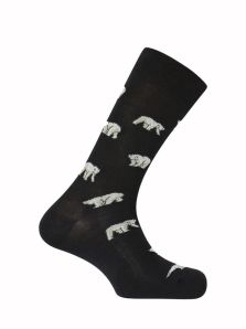 Compra calcetines informales de Punto Blanco para hombre con divertidos osos polares