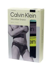 Pack de 3 slips Calvin Klein en microfibra