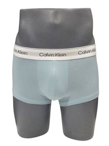 Oferta por tiempo limitado: pack de 3 calzoncillos Calvin Klein, básicos azules y uno con estampado de logo CK.