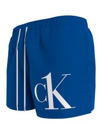 Bañador Calvin Klein Short Logo en azul