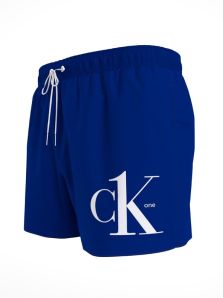 Bañador Calvin Klein One Short Logo en azul marino