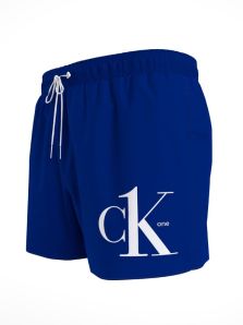 Bañador Calvin Klein One Short Logo en azul marino