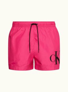 Bañador Calvin Klein Short Downstring Logo en fucsia