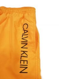 Bañador Hombre Calvin Klein Short Runner Naranja
