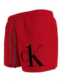 Bañador Calvin Klein Short Logo en rojo
