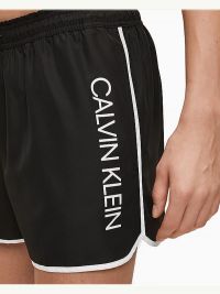 Bañador Calvin Klein Short Runner Logo Negro