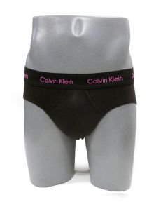 Brief de algodón de Calvin Klein en negro