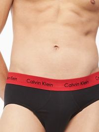 3 Pack Slips Calvin Klein algodón BZP