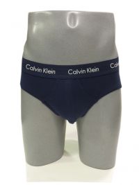 Pack con 3 Slips Calvin Klein en algodón 4KU