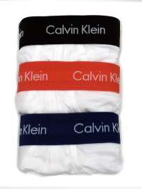 3 Pack Slips Calvin Klein en blanco WZQ