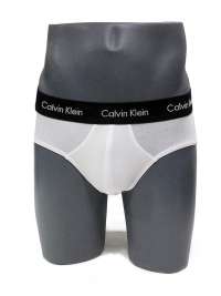 3 Pack Slips Calvin Klein en blanco WZQ