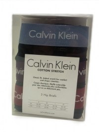 3 Pack Slips Calvin Klein algodón