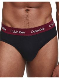 3 Pack Slips Calvin Klein algodón en negro