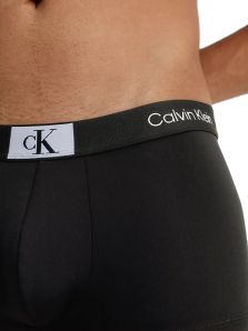 CK boxer en negro de microfibra