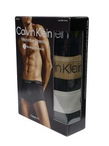 Pack con 3 Boxers de Calvin Klein en microfibra en negro