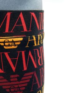 Boxer Emporio Armani en algodón logo en negro