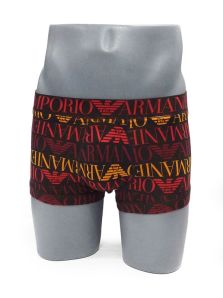 Boxer Emporio Armani en algodón logo en negro