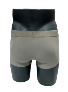 Boxer Calvin Klein en microfibra mod. Black en beige claro