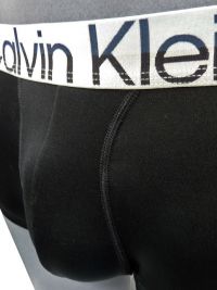 Boxer Calvin Klein de microfibra en negro y plata
