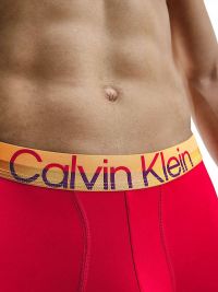 Boxer Calvin Klein de microfibra en rojo y oro