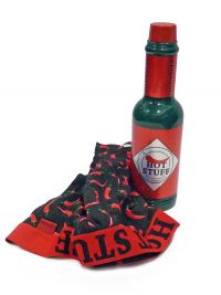 Boxer Admas Hot Stuff con chiles picantes en rojo - Navidad