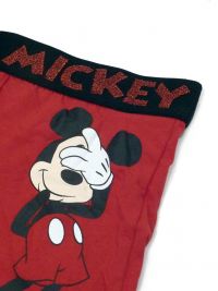 Boxer Admas Mickey Mouse en Rojo
