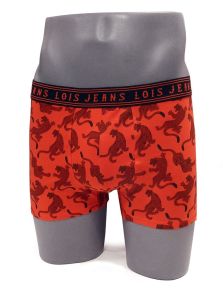 Boxer rojo más petaca de regalo para Navidad