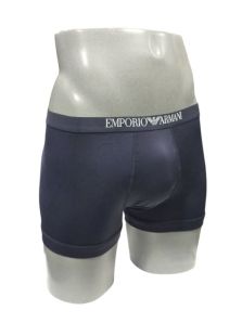 Boxer Emporio Armani de Microfibra en azul marino