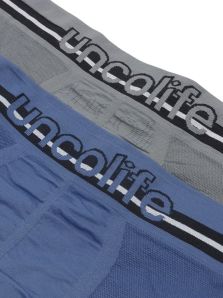 Pack de 2 boxers UNCO sin costuras en microfibra GCAC