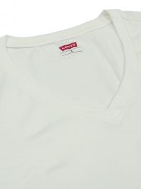 Camiseta Levi's blanca en cuello pico