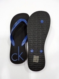 Chanclas CK logo azul