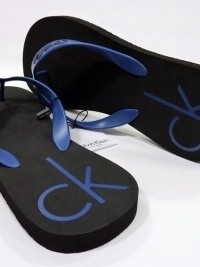 Chanclas CK logo azul