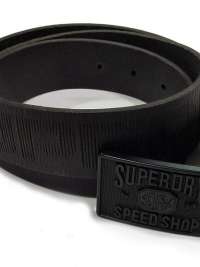 Cinturón Superdry Eastern Belt Negro