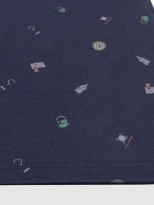 Pide tu Pijama Dark Elephant azul marino y sueña con tesoros ocultos.