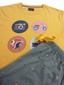 Pijama Dark Elephant corto mod. Iconos