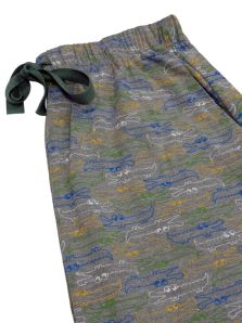 Barato y suave: Pijama Dark Elephant corto verde con el mejor ajuste.