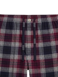 Detalle del pantalón en tejido de viyela de algodón del pijama Guasch