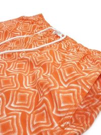 Bañador Emporio Armani Geométrico Naranja
