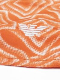 Bañador Emporio Armani Geométrico Naranja