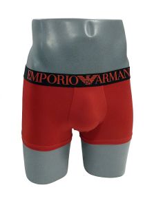 Boxer Emporio Armani de Microfibra en rojo