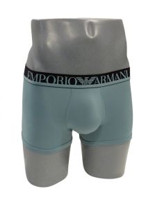 Boxer Emporio Armani de Microfibra en verde artico