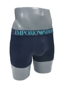 Boxer Emporio Armani de Microfibra en azul marino