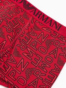 Regala estilo y confort con el bóxer Emporio Armani en rojo.