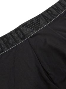Calzoncillo Emporio Armani en negro con detalle exclusivo en la cintura