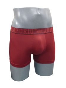 Boxer Emporio Armani de Microfibra en rojo cereza